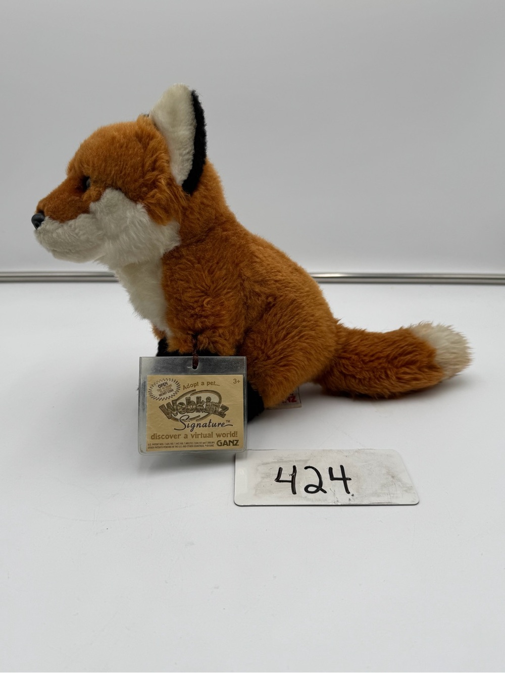 Vintage Webkinz Signature Fox Plush Ganz WKS2000 Stuffed Animal Rare